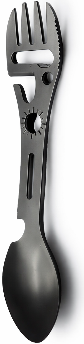 Миска, ложка-вилка и ручка-держатель